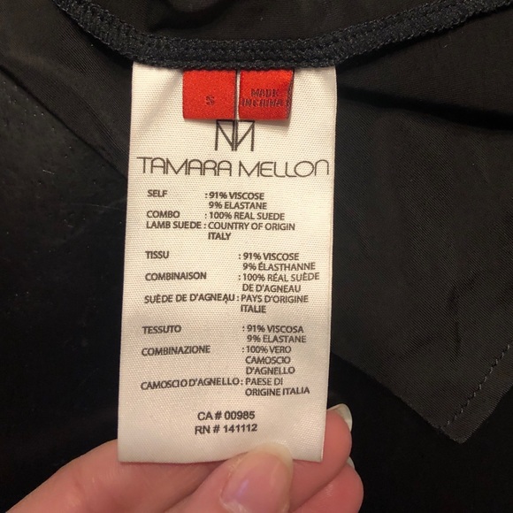 Tamara NWOT Mellon Backless Bodysuit w/ Suede Trim - Picture 3 of 7